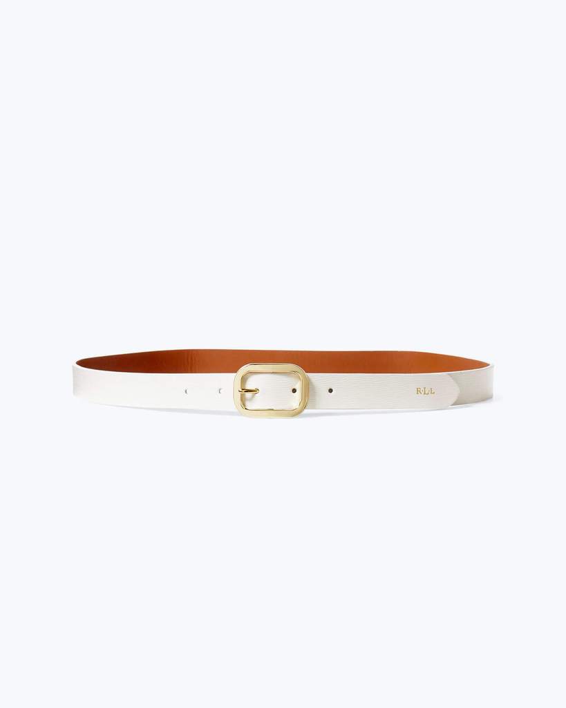 Saffiano Leather Belt