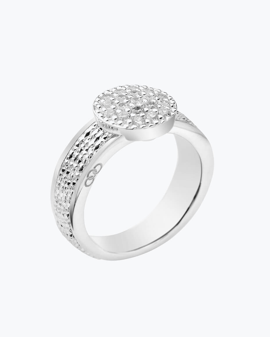 Celeste Sterling Silver Pave