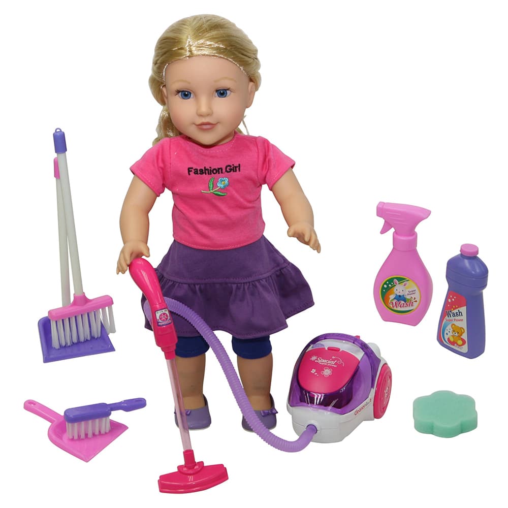 Camino Toy 18 Doll Playset Vacuum Cleaner